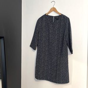 Formal Dress | Never worn | Dark Blue Long Sleeve Work Dress